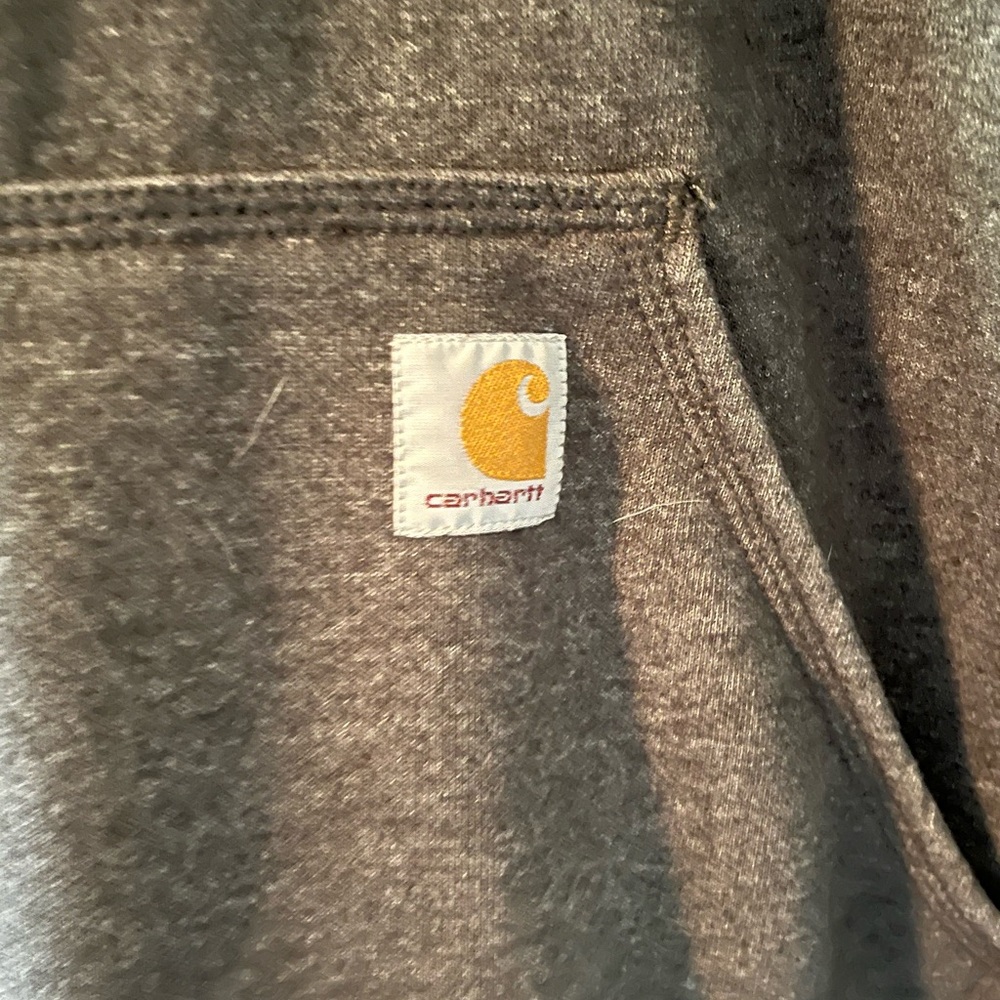 Carhartt Heavy Duty Rain Defender 3/4 Zip Sweatshirt - Picture 2 of 6